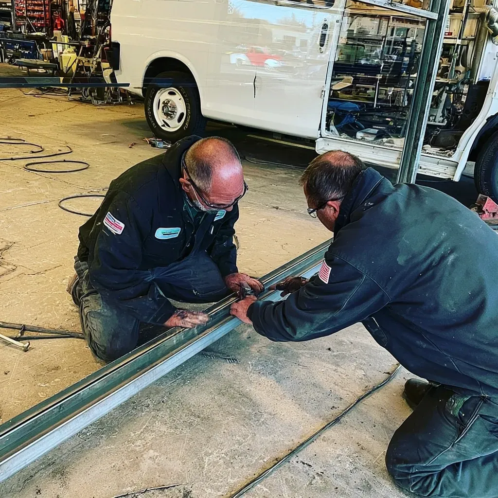 Residential garage door repair in Irving, TX